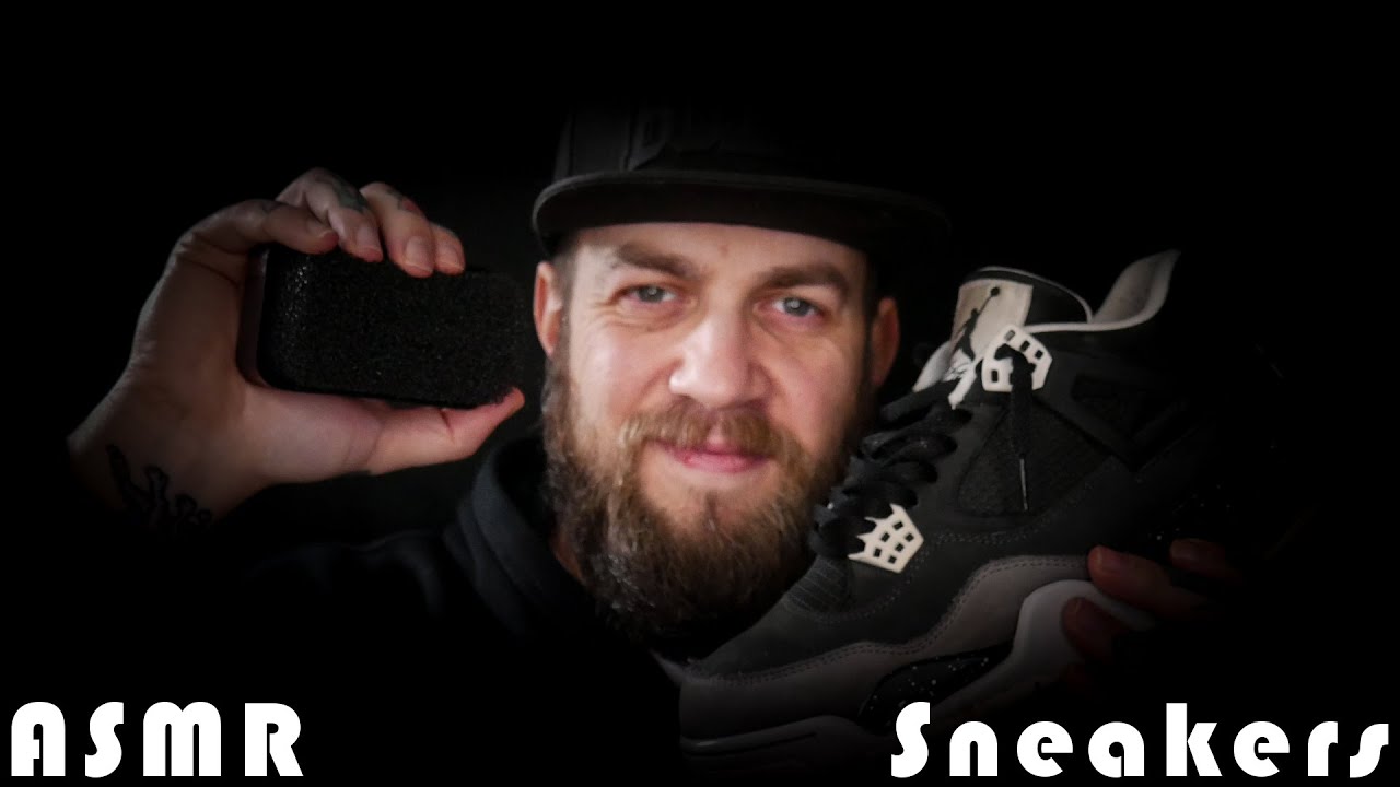ASMR Sneakers Tapping and Tracing Shoe Box with Air Jordans