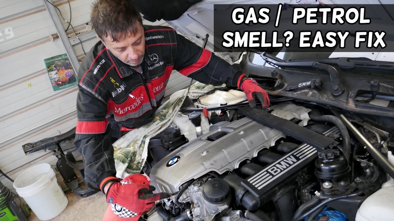 WHY BMW SMELLS LIKE GASOLINE PETROL INSIDE CABIN OR ENGINE