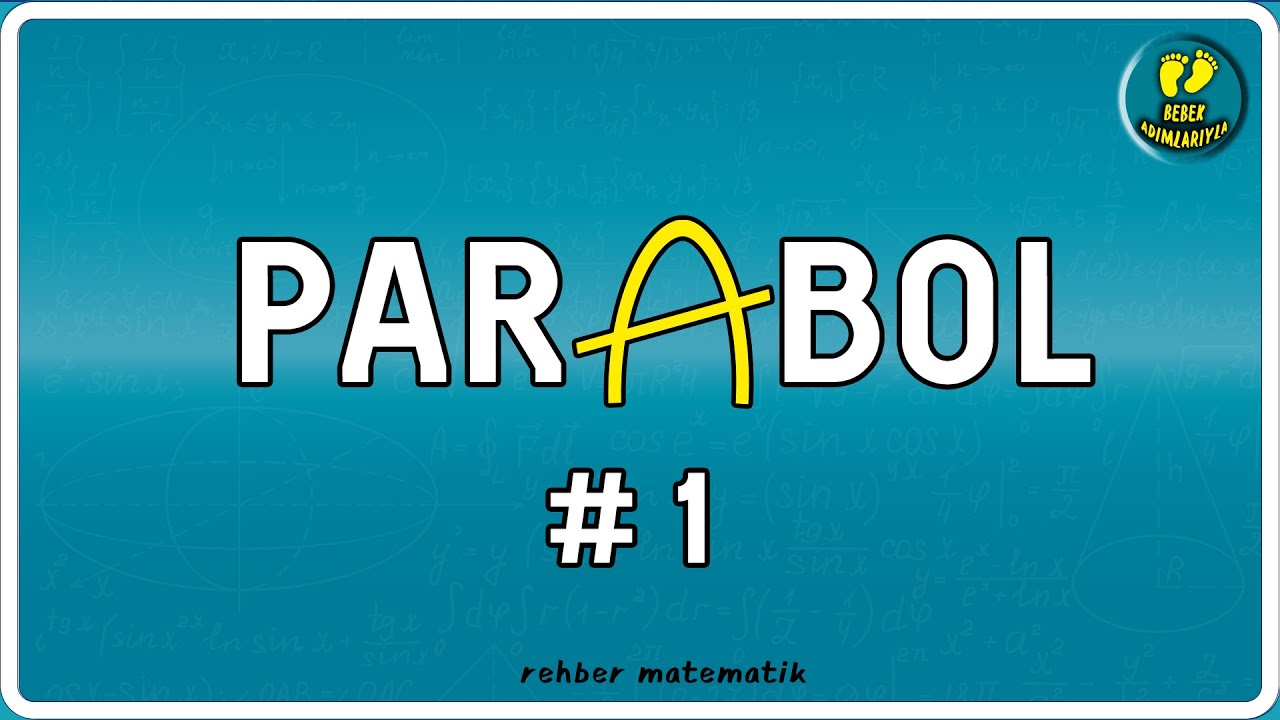 Parabol 1 | Bebek Adımları |  Rehber Matematik #bebekadımları #öğrenbitsin
