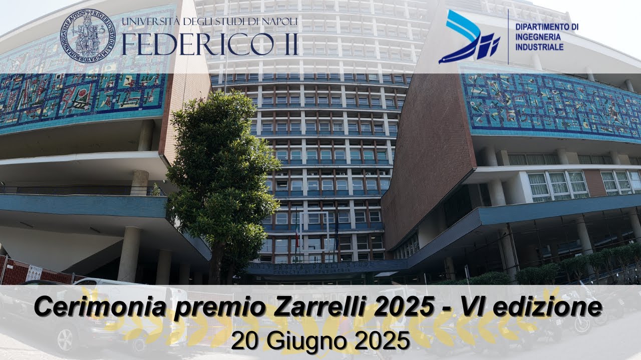 Premio Zarrelli 2025 all’Università degli Studi di Napoli Federico II