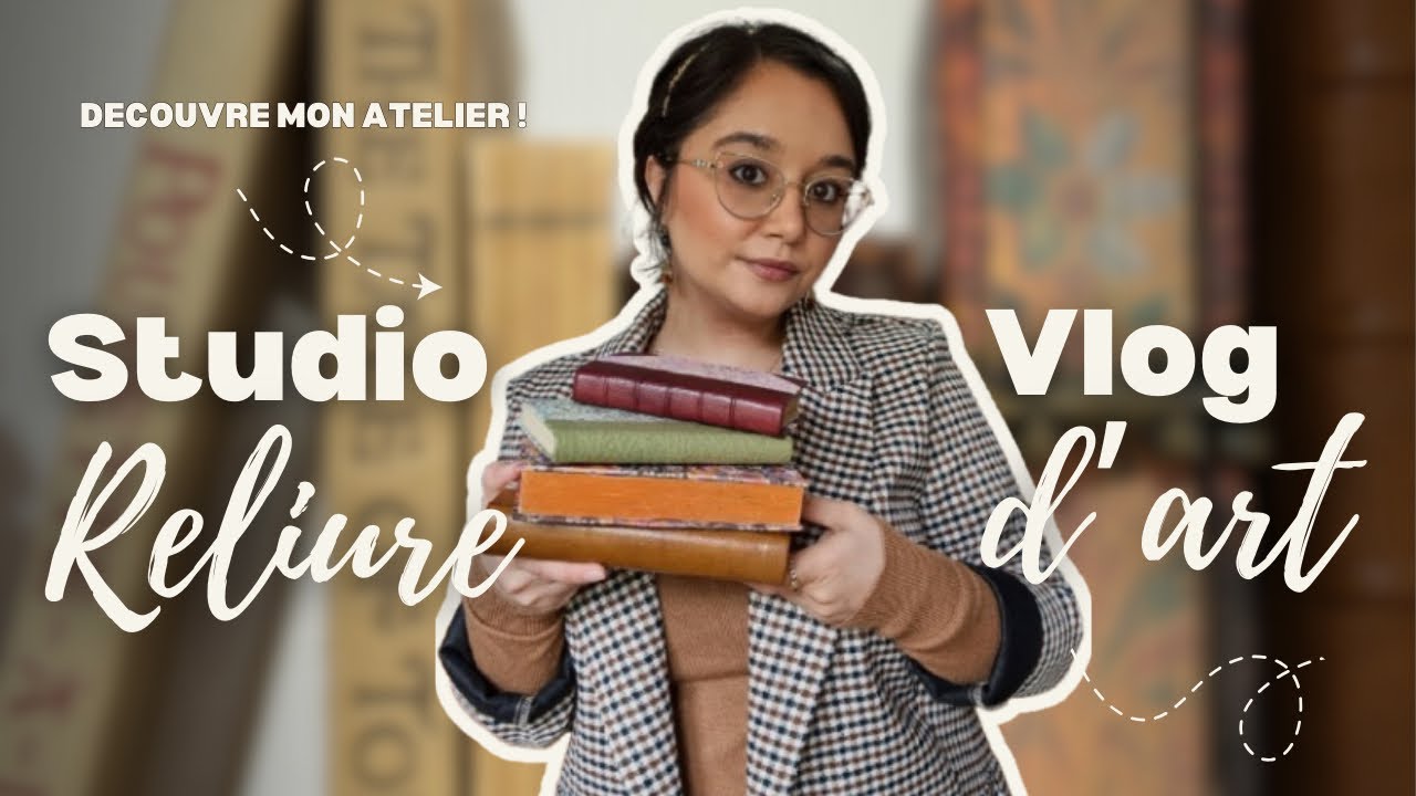 Je soigne les livres - Bienvenue dans mon atelier de reliure artisanale 📖🪡🧵