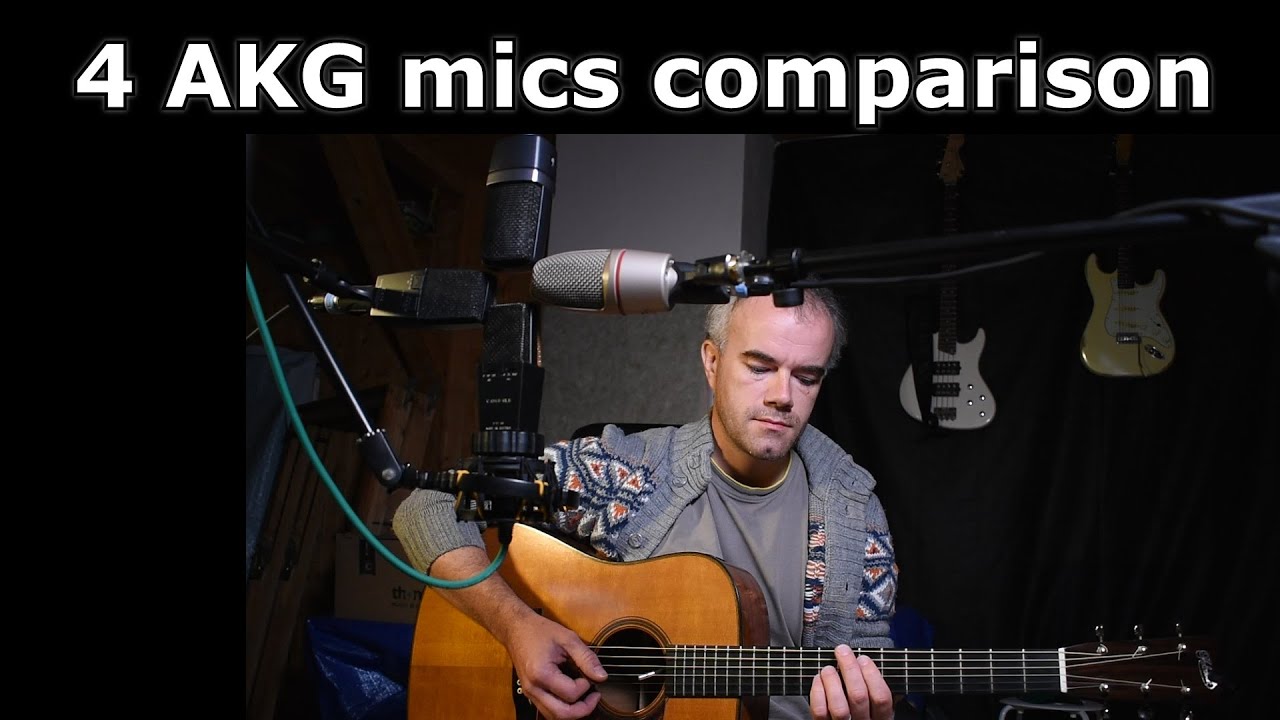 Ondra Kozák ~ Where Does The Old Time River Man Go (by J. Hartford) & 4 AKG mics