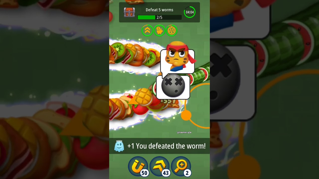 DO SUBSCRIBE MY CHANNEL ❤️👍#viral#shortfeed#games#wormszone.io#snake#funny#roblox# #yasmin-q3e#