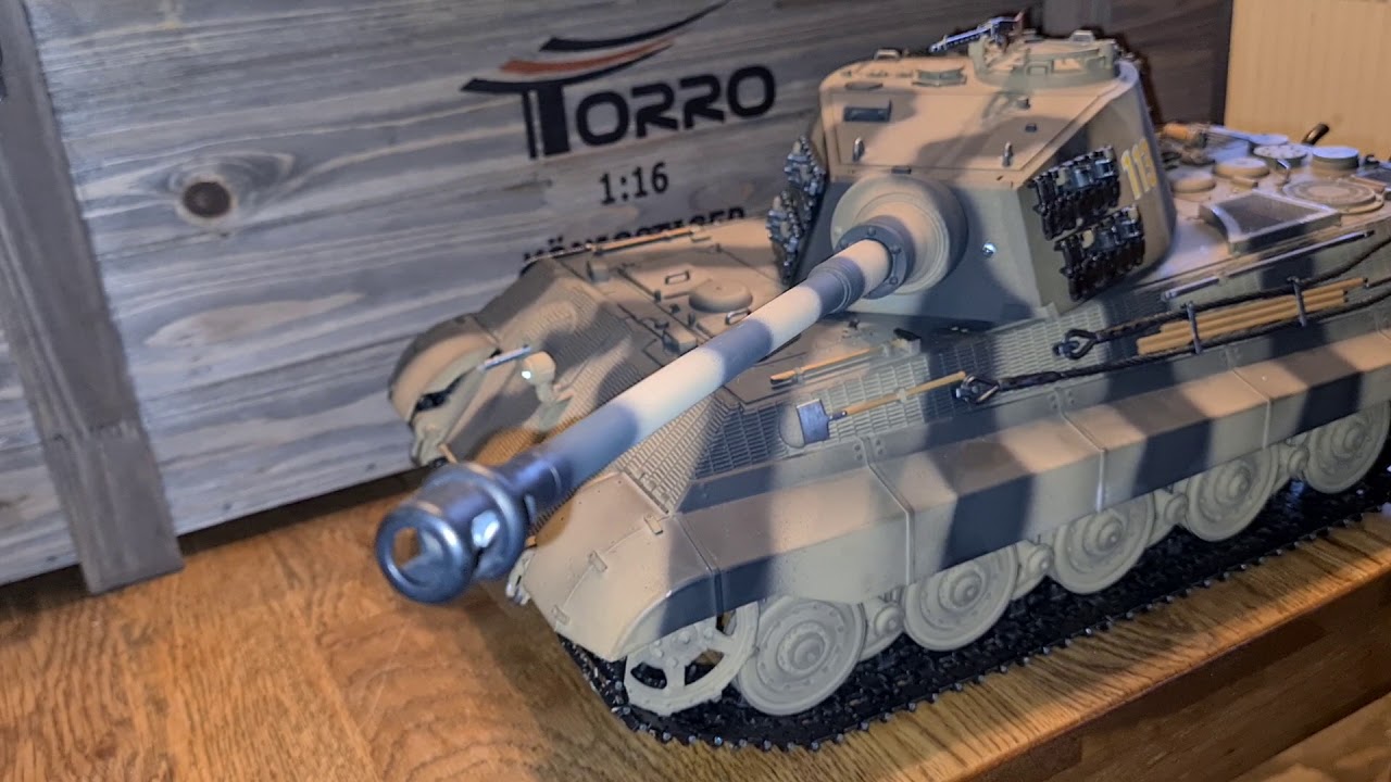 Torro Königstiger ,1:16,New Modell 2021,IR Rauch vom panzer Depot. de