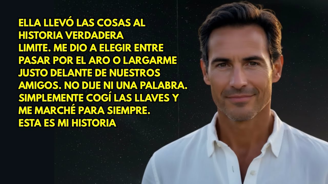 Ella Me Dio Un Ultimátum Frente A Todos Y Elegí Mi Libertad