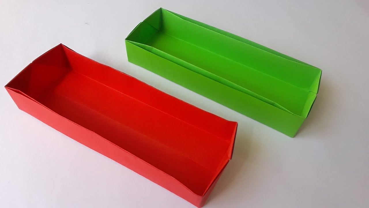 CAJA RECTANGULAR ORIGAMI -  Origami paper box