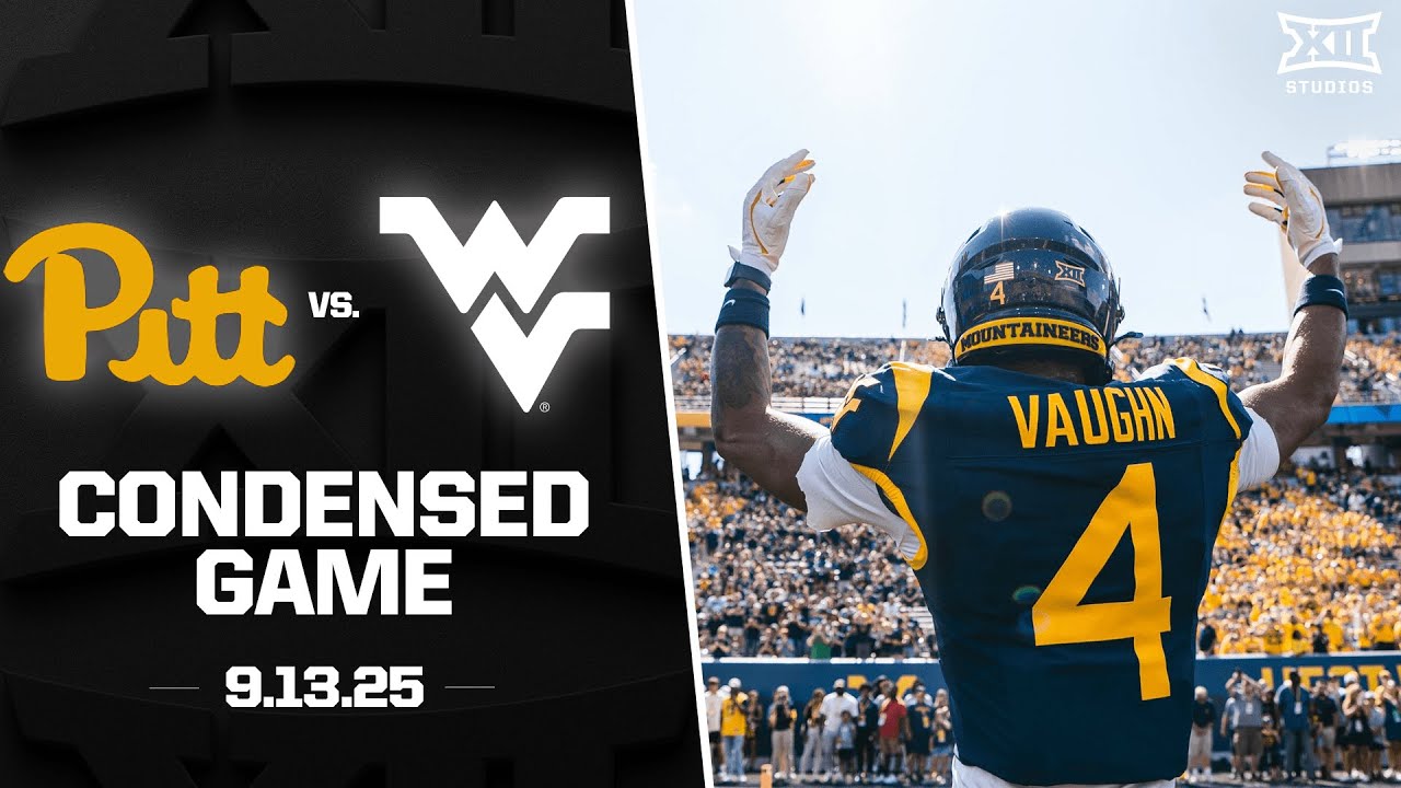 Pittsburgh vs. West Virginia Condensed Game | 2025 Big 12 Football