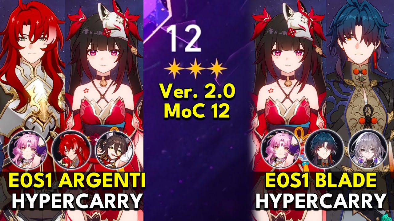 E0S1 Sparkle x E0S1 Argenti & E0S1 Blade | Memory of Chaos Floor 12 3 Stars | Honkai: Star Rail 2.0