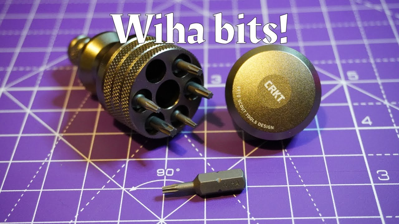 Knife maintenance bit driver with a nice surprise - CRKT 6 Bit Driver Set