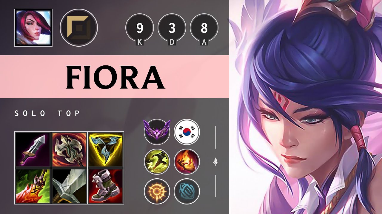 Fiora Top vs Yone - KR Master Patch 25.18