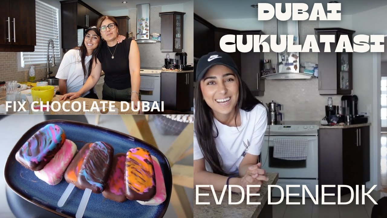 Dubai Cikolatasi Cilginligi | Evde Denedik Nasil Yaptik  #kanada #vlog #dubai