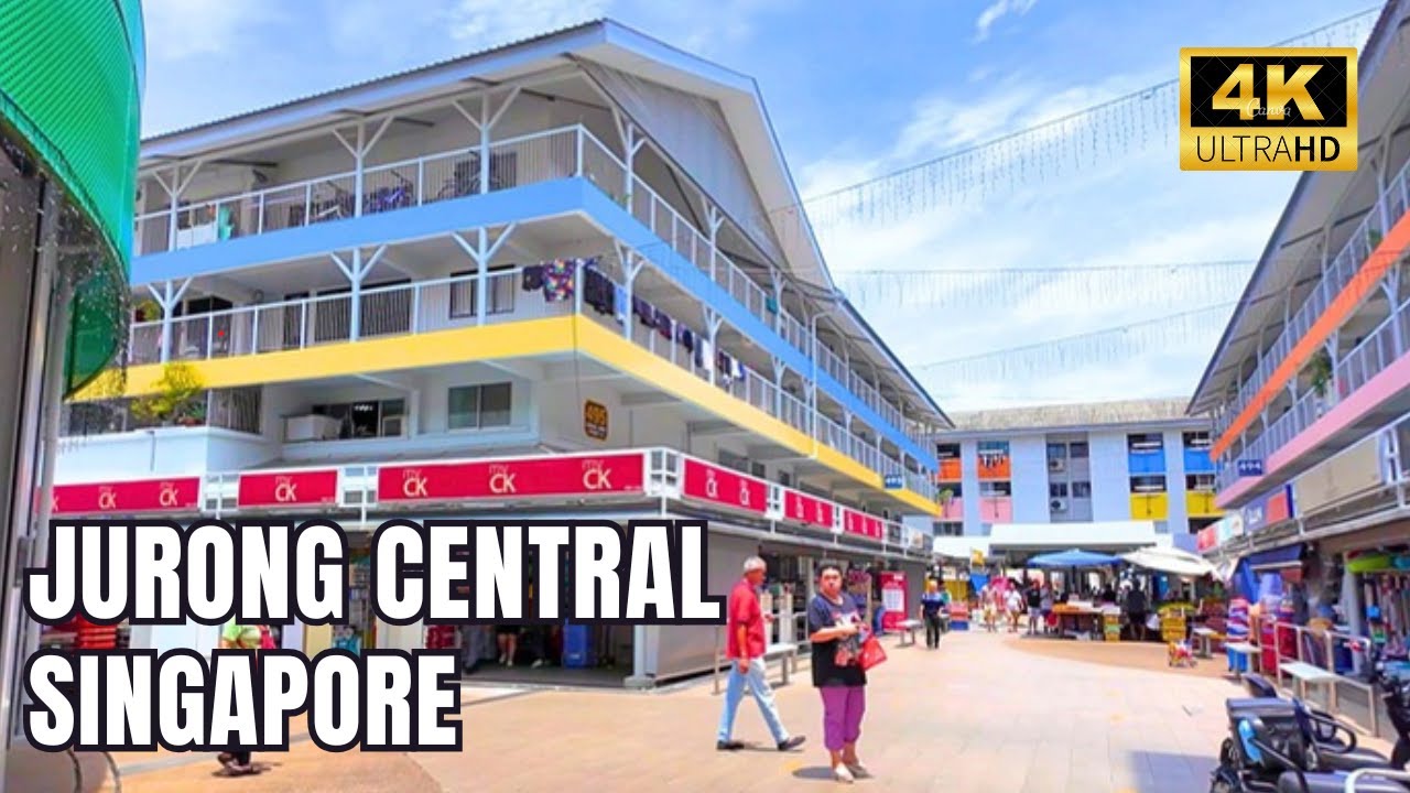 Jurong Central Market Walking Tour ~ Singapore Walking Tours [4K]