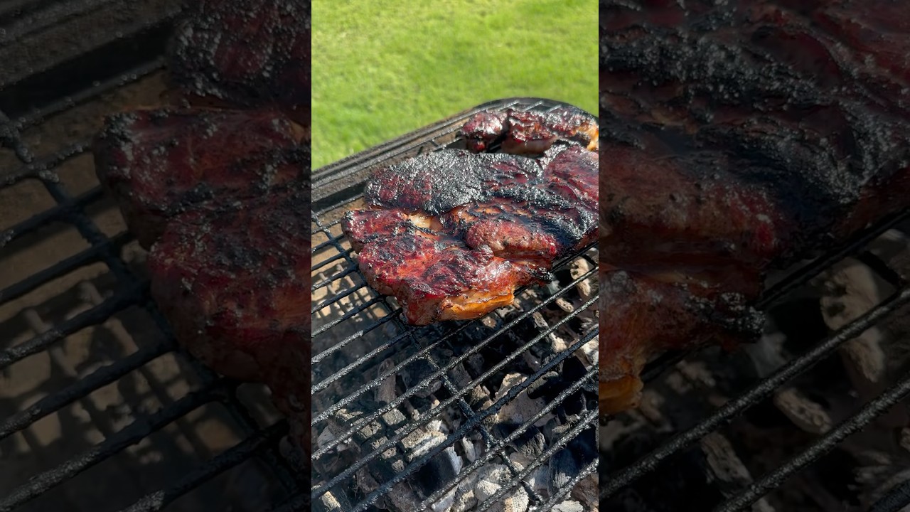 Sometimes a cheap grill and cheap meat makes a great meal. 