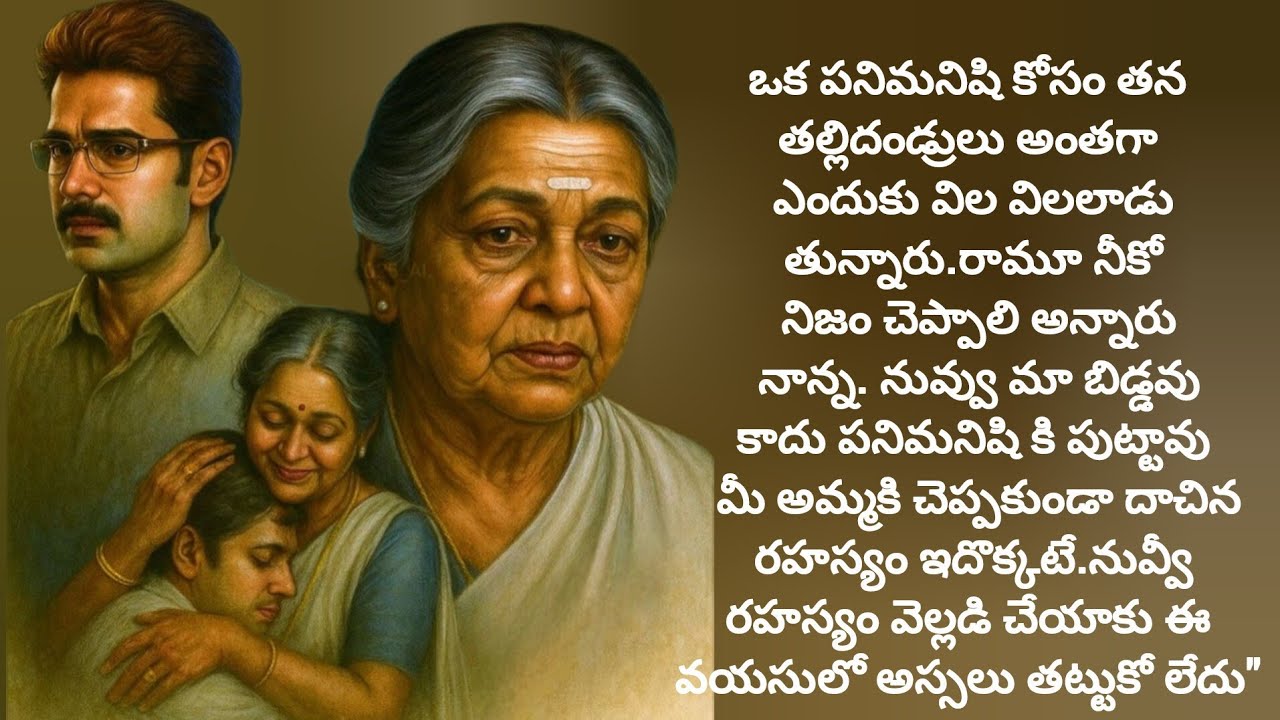అమెరికాలో ఎంతో పెద్దహోదాలో ఉన్నఅతను ఓ పనిమనిషికి పుట్టాడని తెలిసి నిర్ఘాంత పోయాడు/telugu audio books