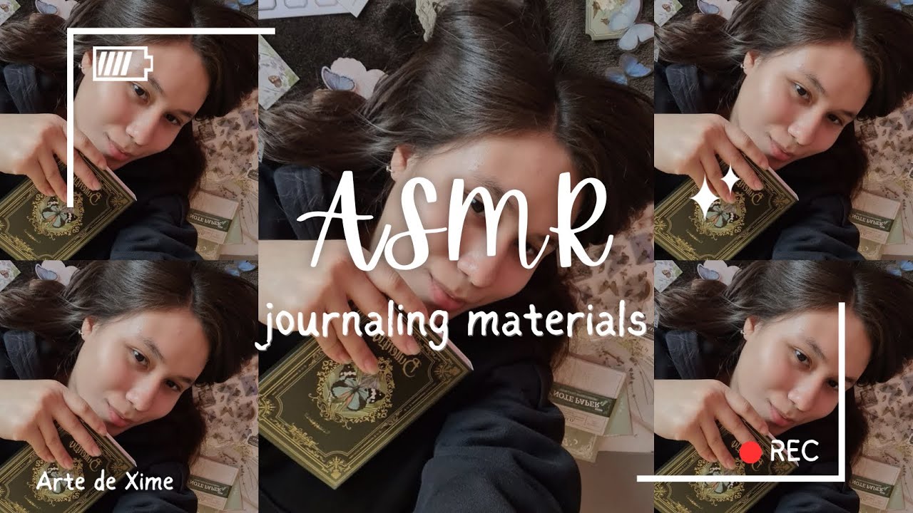 ASMR Journaling Materials 🎨💖🦋🌷 