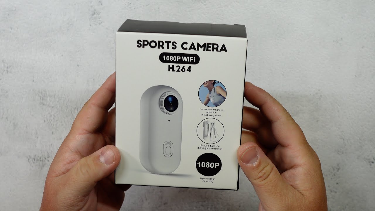 1080P Mini Body Camera, Wearable Action Body Cam, Thumb Size Hands Free Recording Body Worn Camera