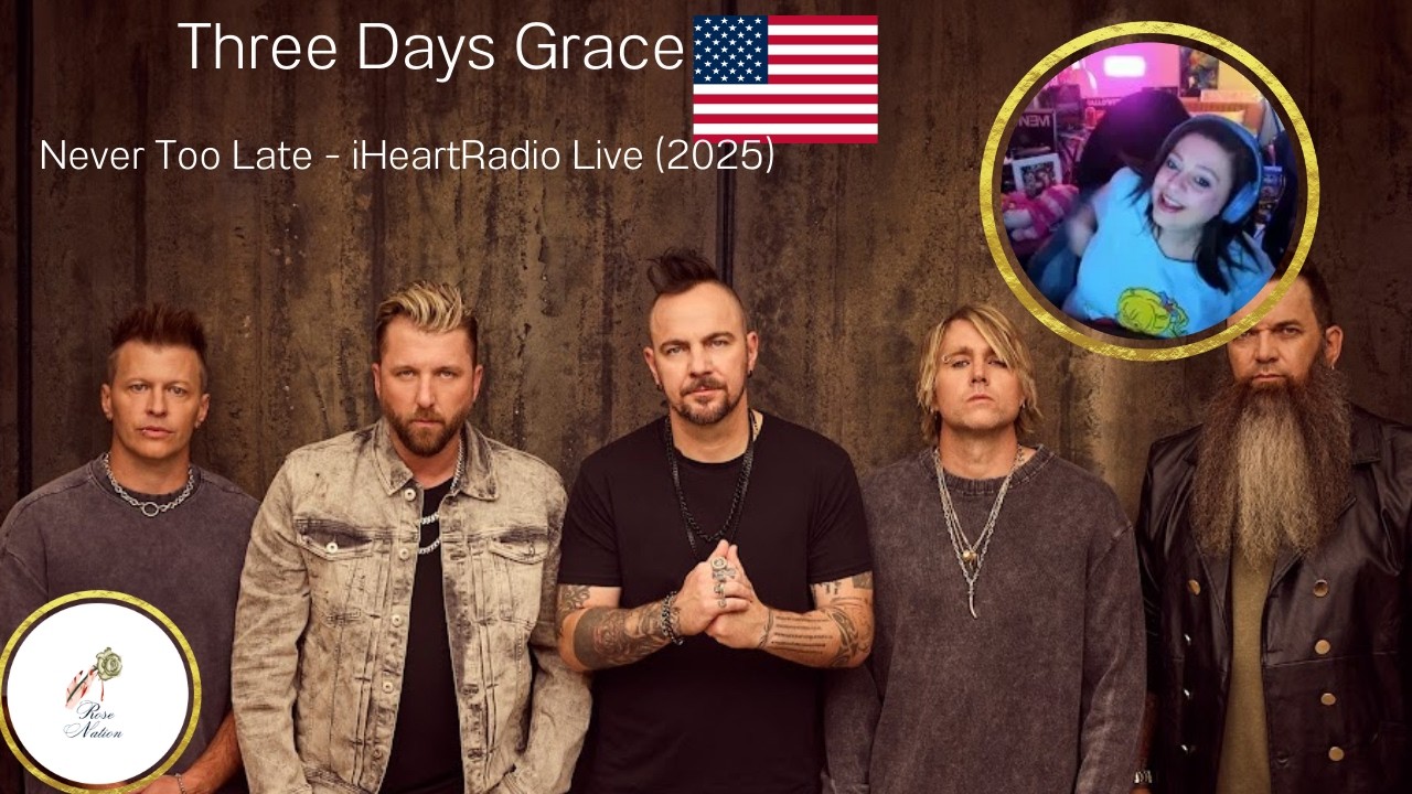Three Days Grace - Never Too Late - iHeartRadio Live (2025) | First  Rraction