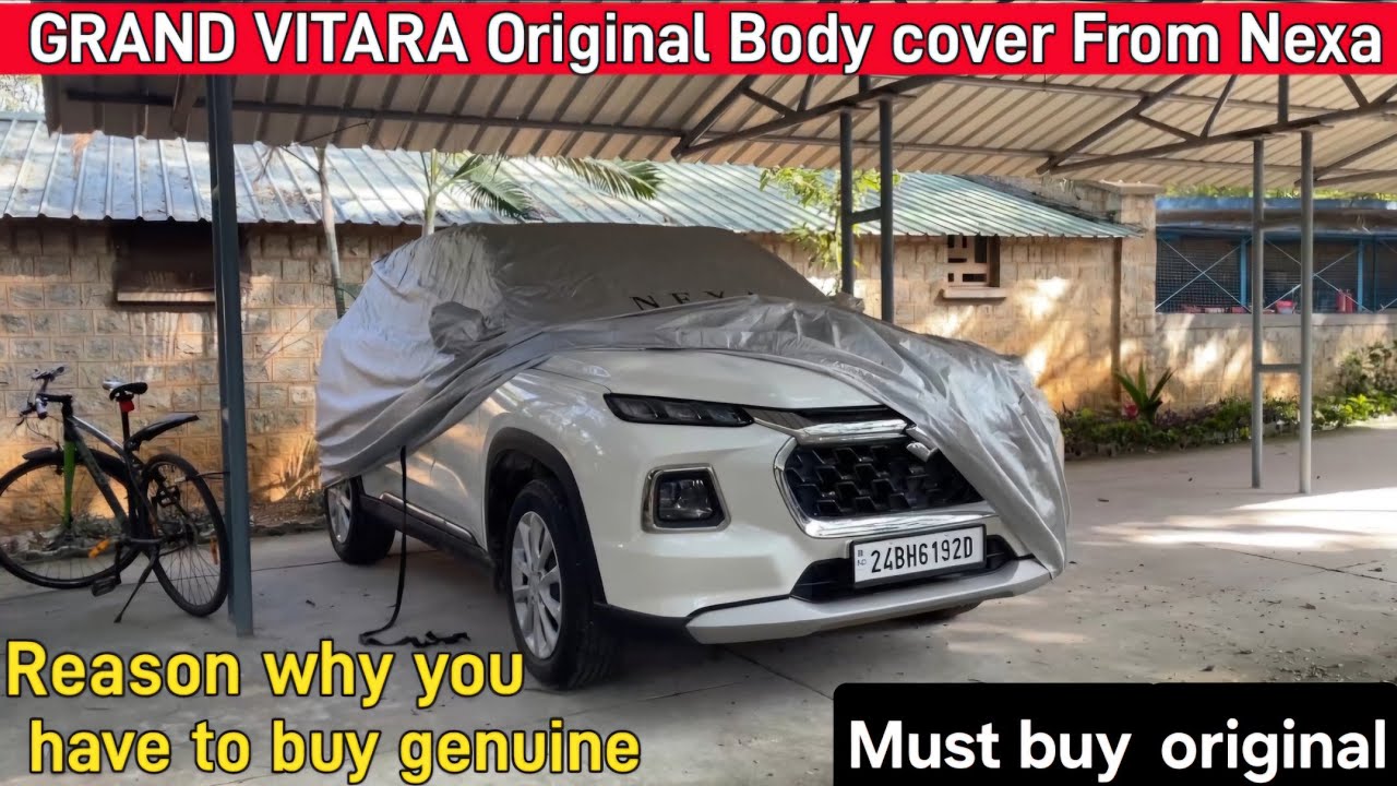 Grand vitara Original Body Cover From Nexa Must buy Original