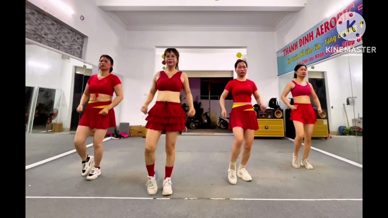 Bài Giật Bụng Đầu Xuân /Con Bướm Xinh / Giảm Mỡ Bụng Sau Tết/ Aerobic Thanh Định.