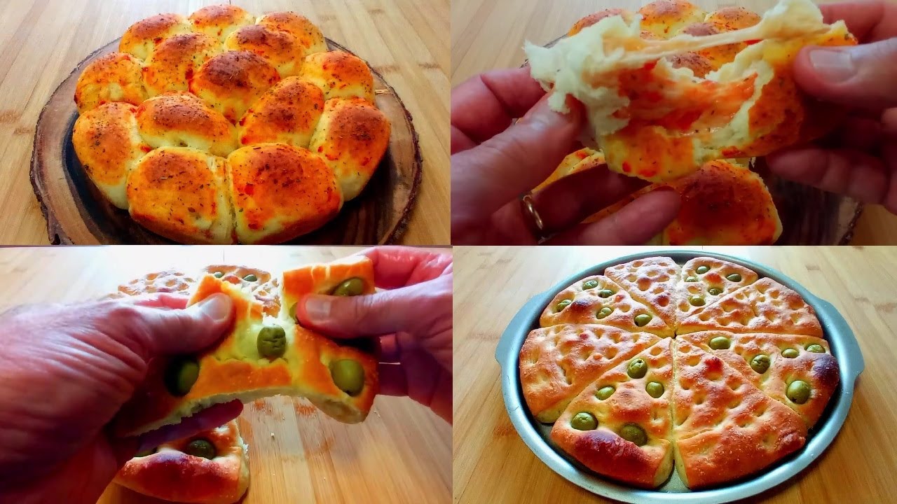 2 RICETTE ORIGINALI E SQUISITE: BOMBE DI PIZZA E LA FOCACCIA A SPICCHI - FACILI SENZA IMPASTO