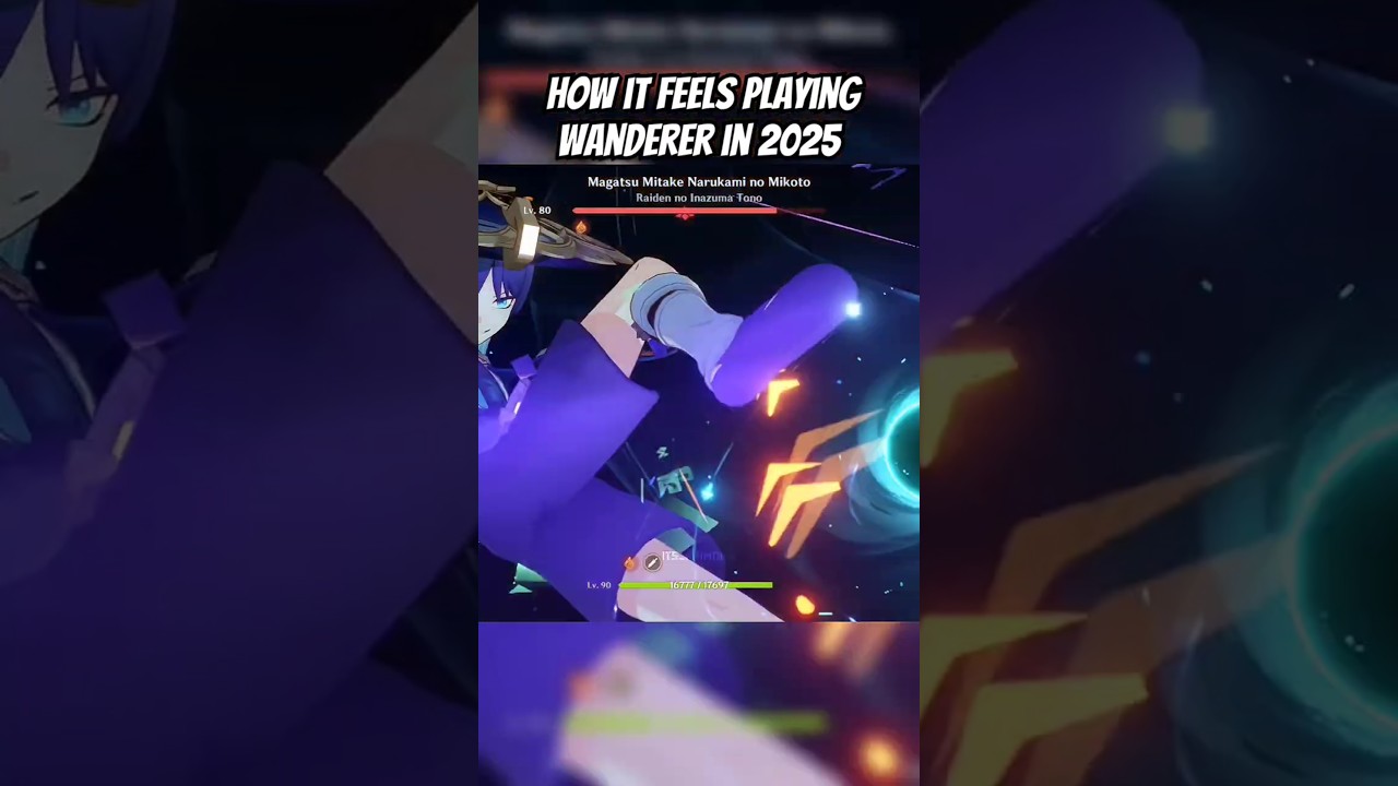 HOW IT FEELS PLAYING WANDERER IN 2025 | WANDERER HYPERCARRY | GENSHIN IMPACT