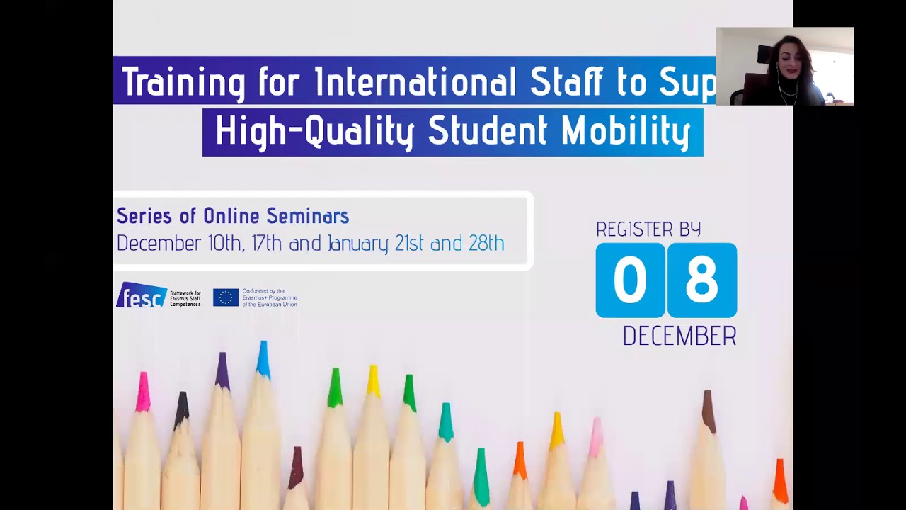 Training for International Staff to support high-quality student mobility (1/4)