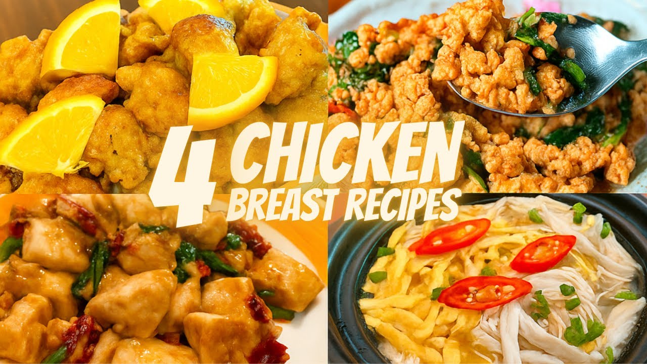 4 рецепта куриной грудки на ужин | Быстро, просто, вкусно