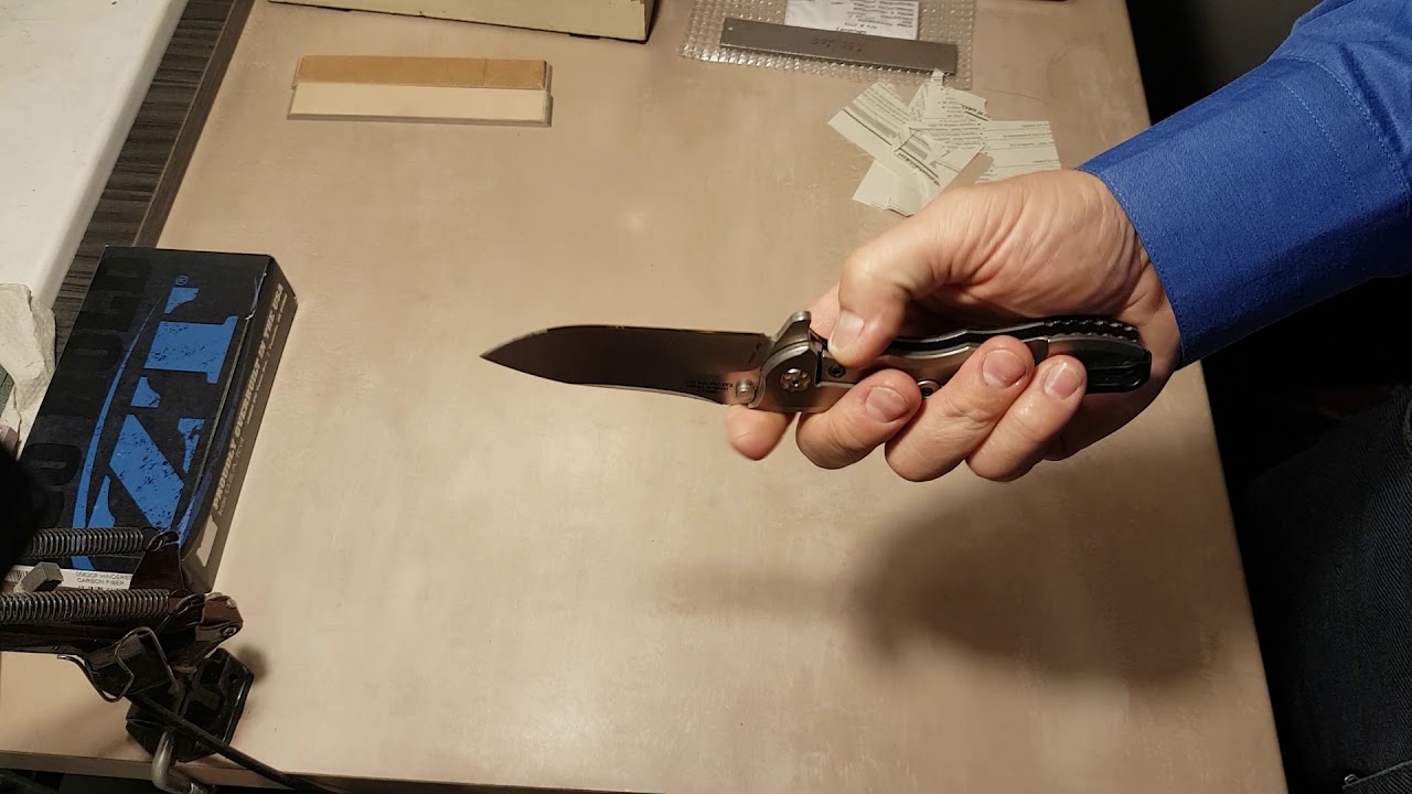 Заточил нож Zero Tolerance 0562 CF.