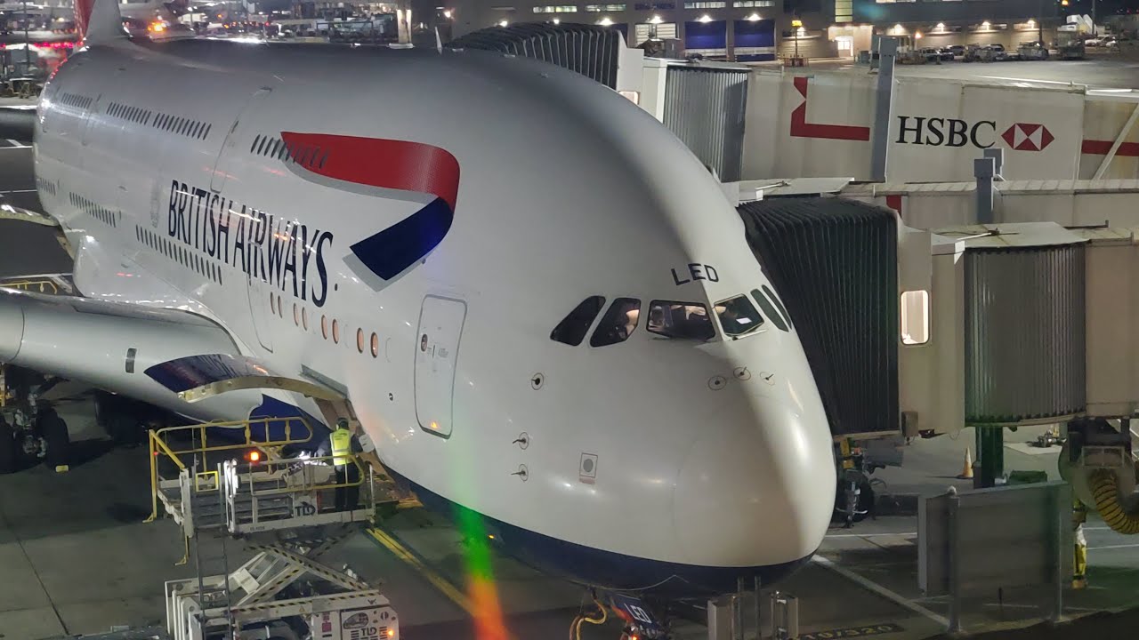 飛行記錄20191028【倫敦→香港】英國航空 BA-27 空中巴士A380-800 頭等艙