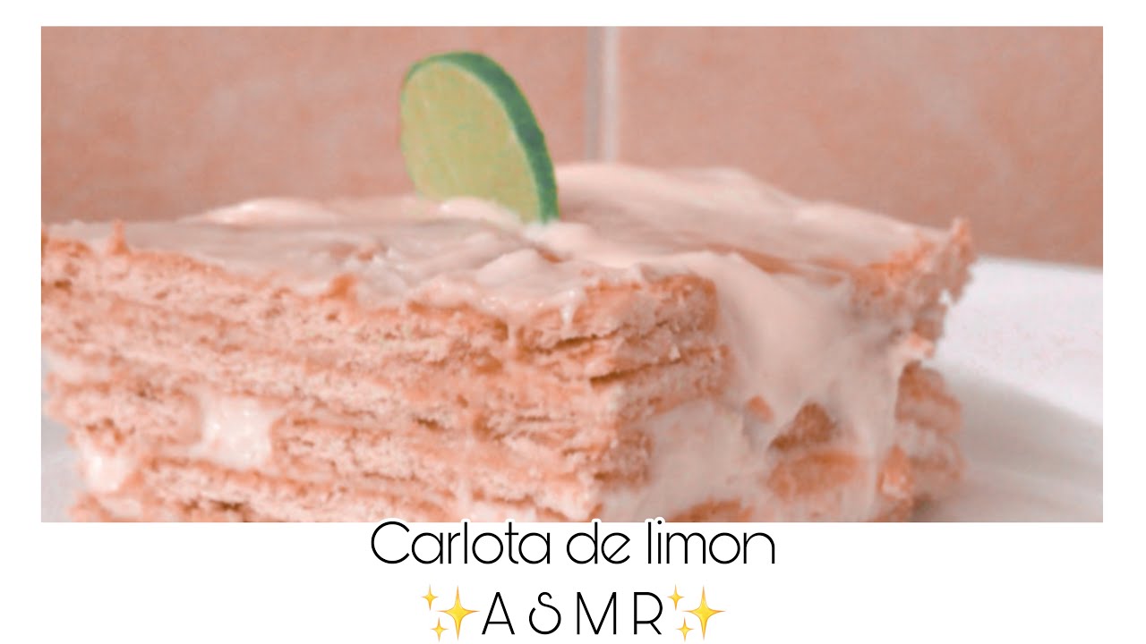 ASMR | Haciendo Carlota de limón 🍋| Andrea ASMR 🦋