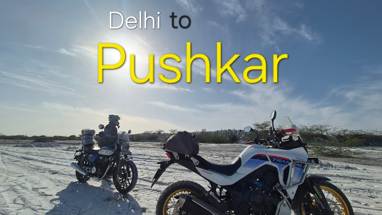 Pushkar Bike Ride | Honda Transalp 750 | Honda Hness 350