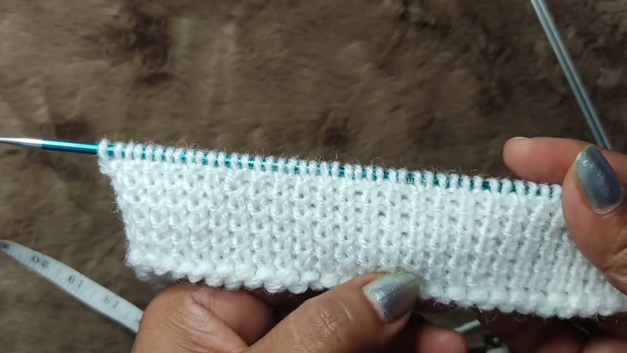 Baby cardigan knitting with front pockets बच्चे की कोटी में सामने से जेब कैसे बनाये २-४ साल