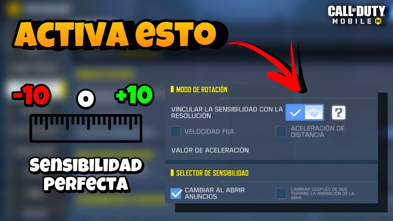 COMO ARREGLAR Y AJUSTAR TUS NUEVAS SENSIBILIDADES EN COD MOBILE