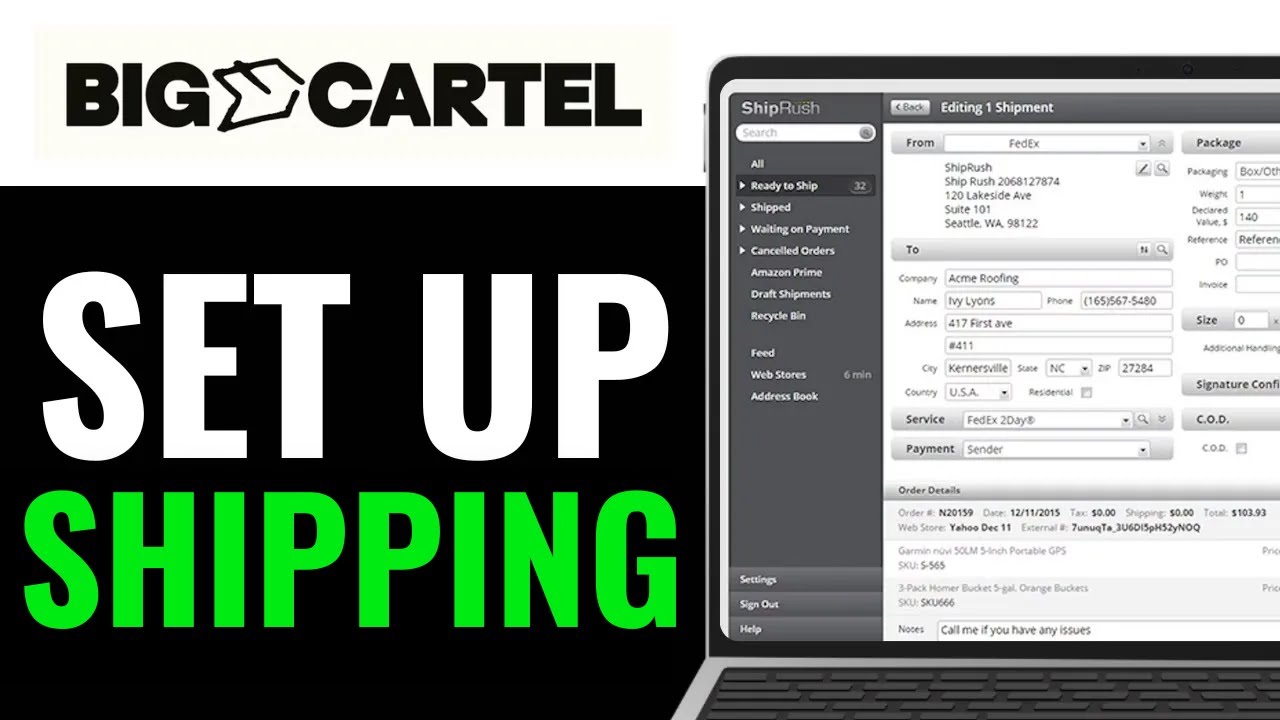 How To Setup Shipping On Big cartel 2025 (Step-by-Step)