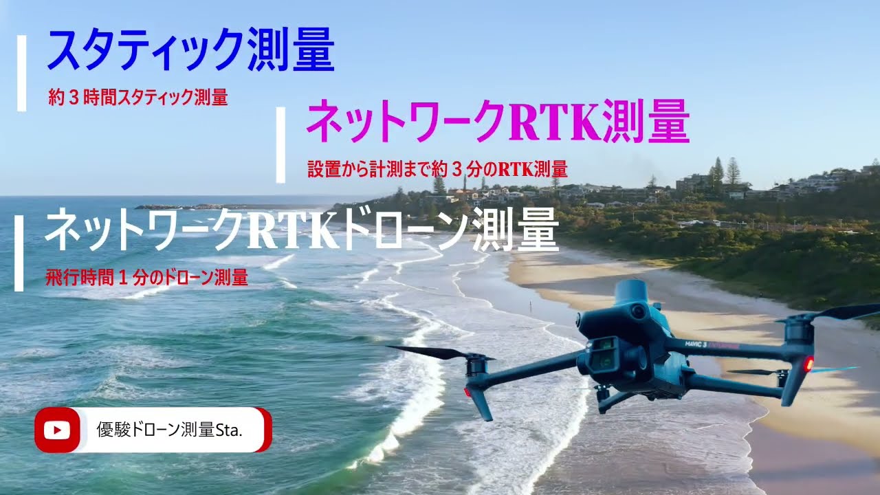 皇帝「スタティック測量」　VS　「RTK測量」連合