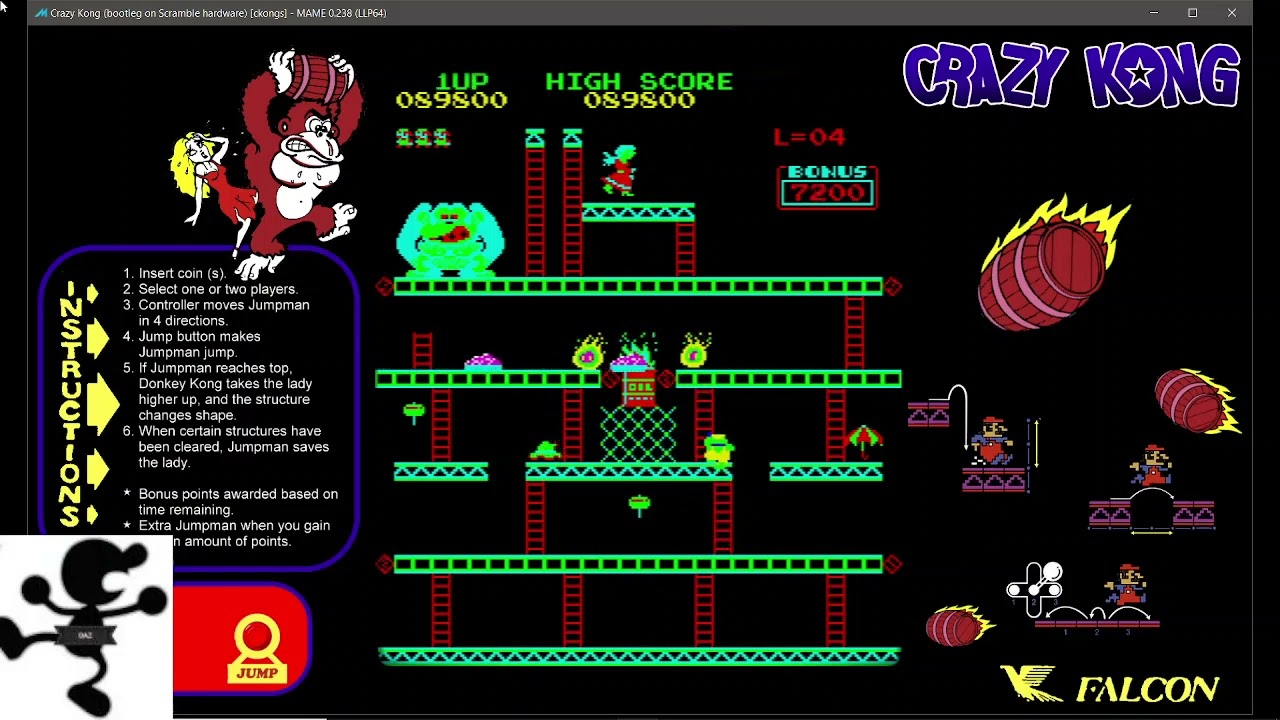 Crazy Kong (Scramble Hardware) 224200 [M.A.M.E]