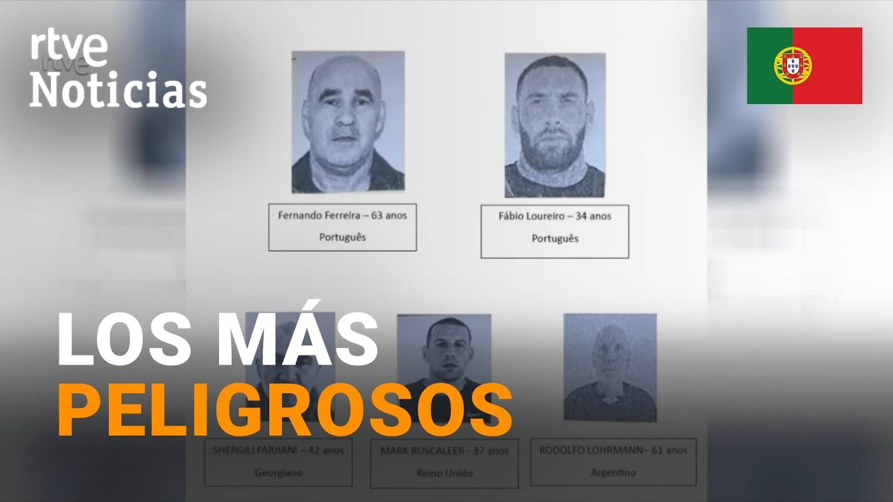 PORTUGAL: Se FUGAN 5 PRESOS de una CÁRCEL y el PAÍS LANZA una ALERTA INTERNACIONAL | RTVE Noticias