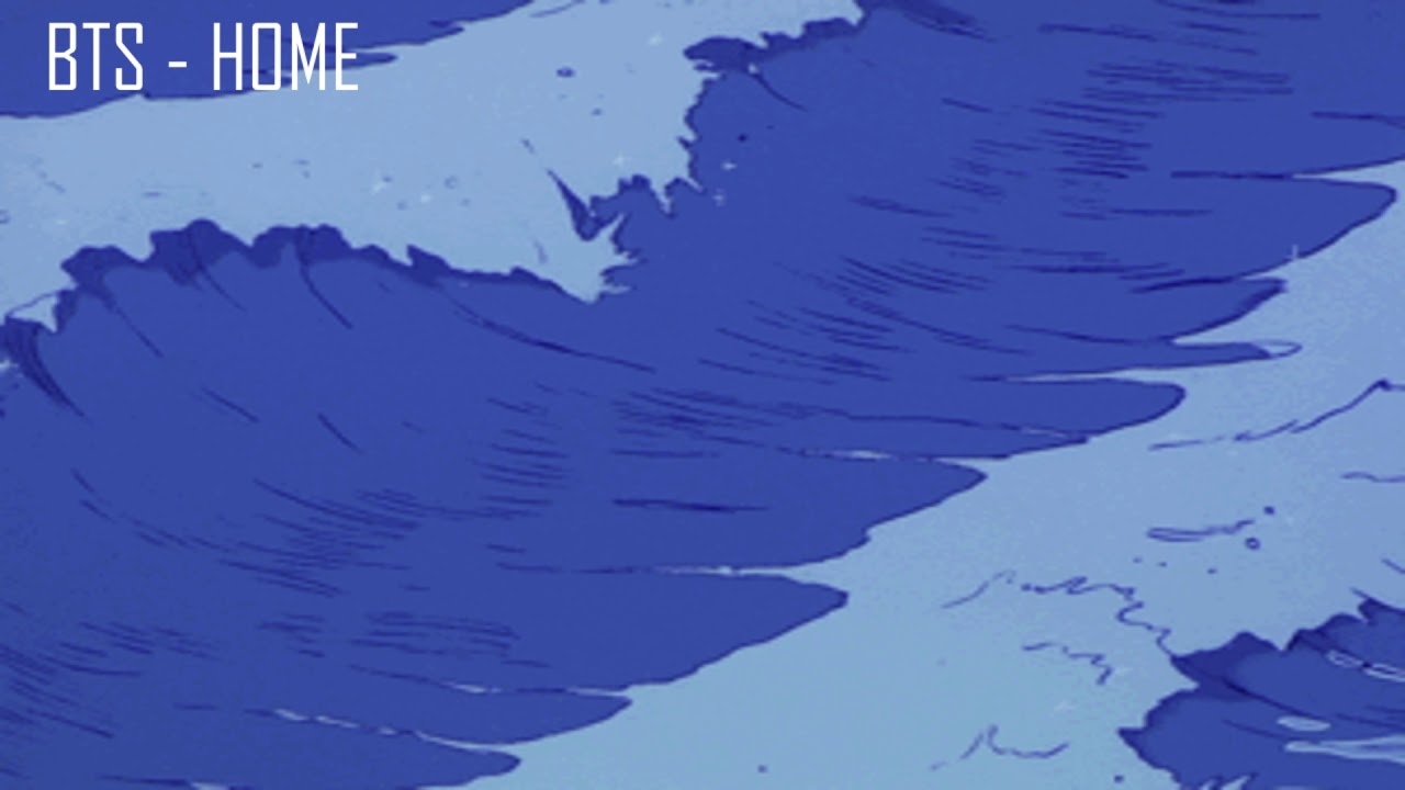 BTS - home but you're at a party on a boat and you're sitting by the water
