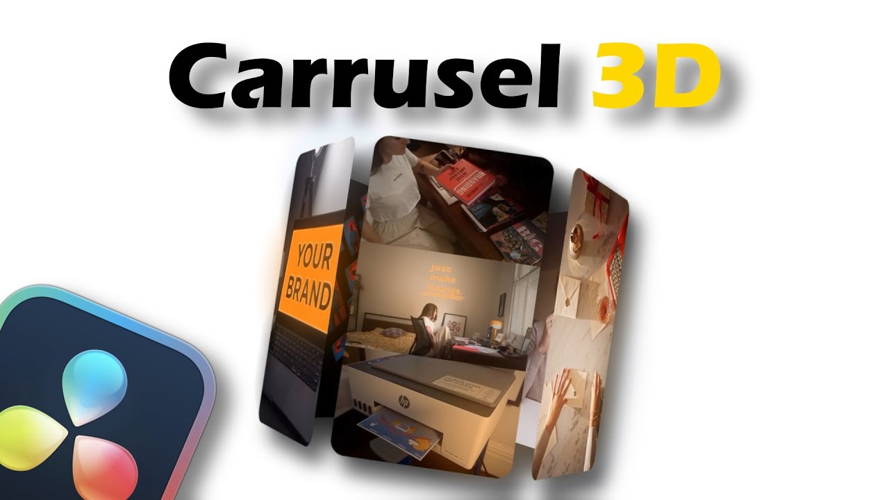 Cómo Crear una Animación de Carrusel 3D en DaVinci Resolve (Paso a Paso)