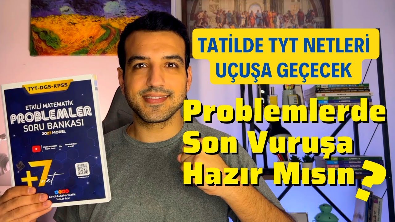 Problemler Son Vuruş Kampı🚀 I Sömestrda TYT Matematik Netlerini Uçuşa Geçecek I #mathman #yaşarhoca