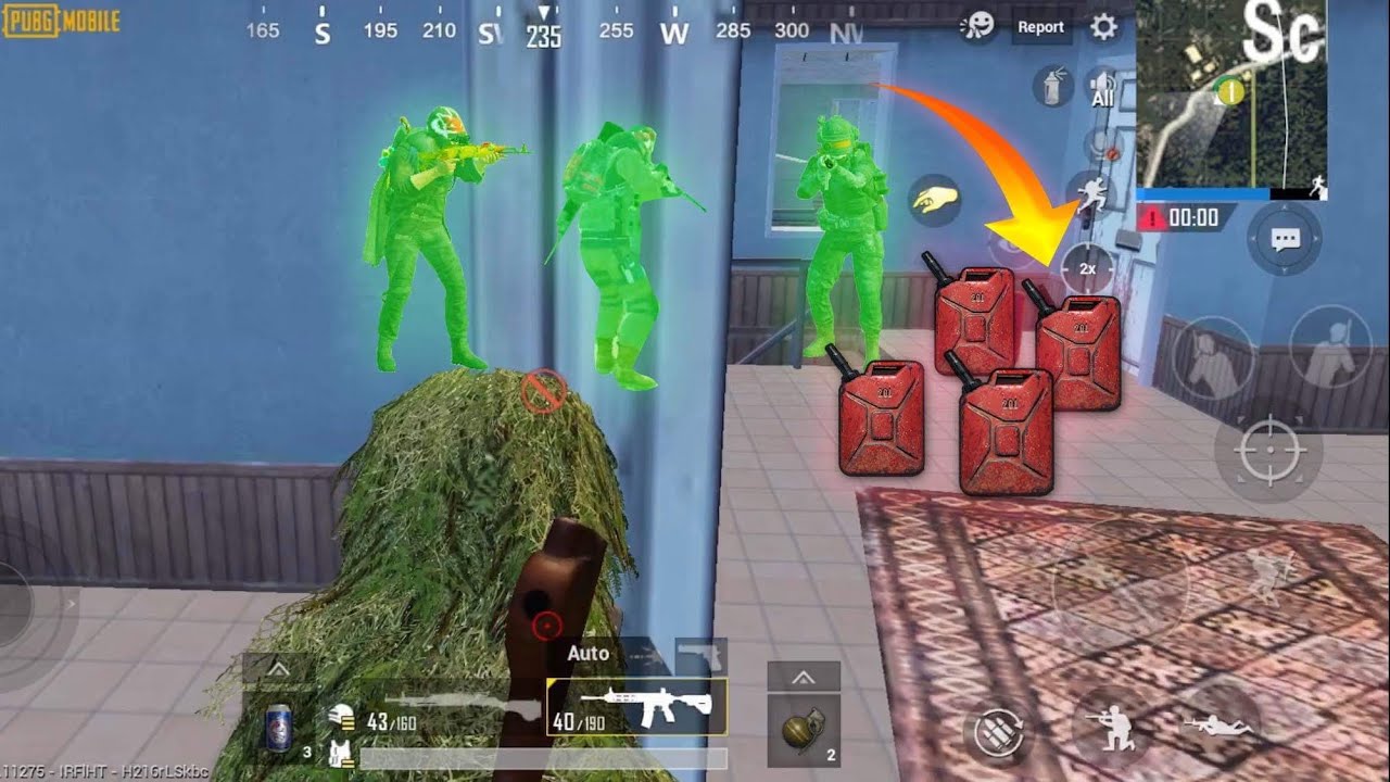 CAN SEVOU SCARE THEM WITH GAS CANS? | PUBG MOBILE