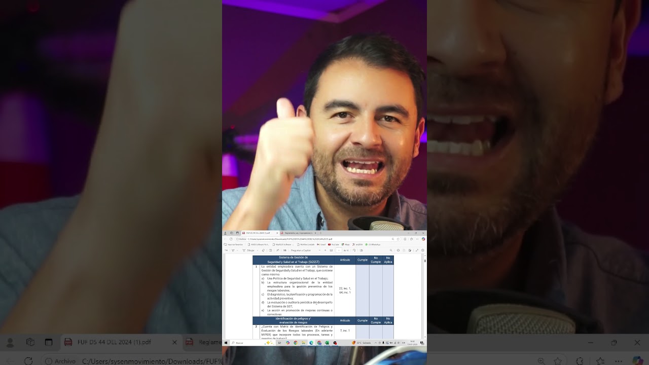 Sistema de gesti&oacute;n en base al DS 44
