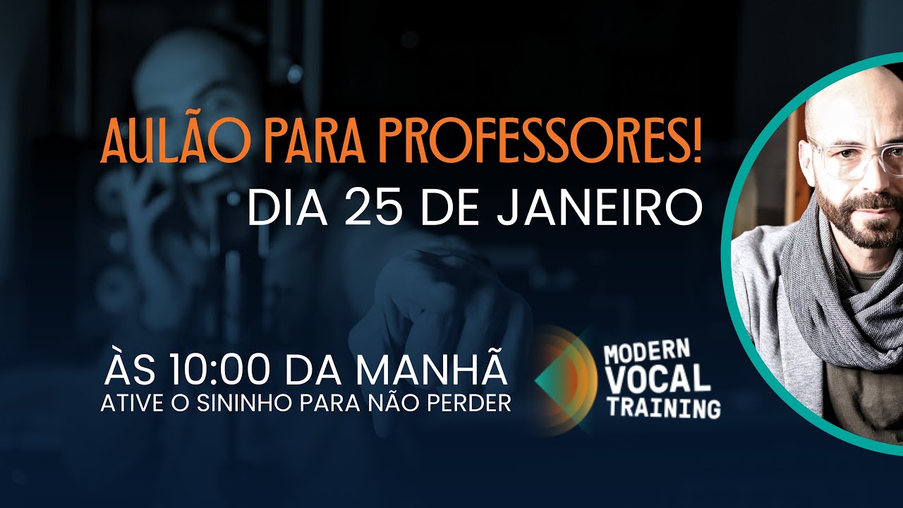 Aulão para professores de canto (Voz Mista, Didática e $)