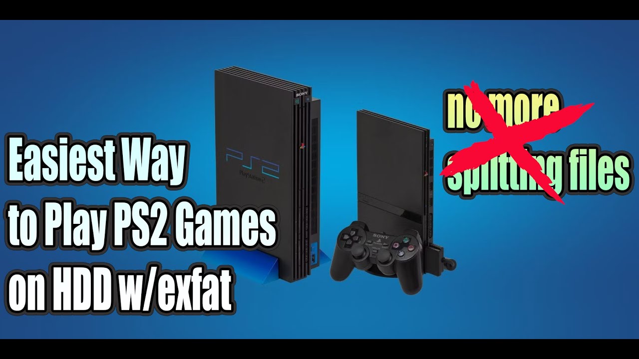 How to play games on your PS2 using hdd on Exfat