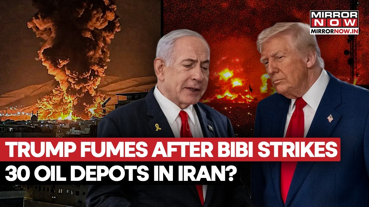 'WTF': Trump Fumes At Netanyahu After Israel Strikes 30 Oil Depots In Iran? Shocking Report...