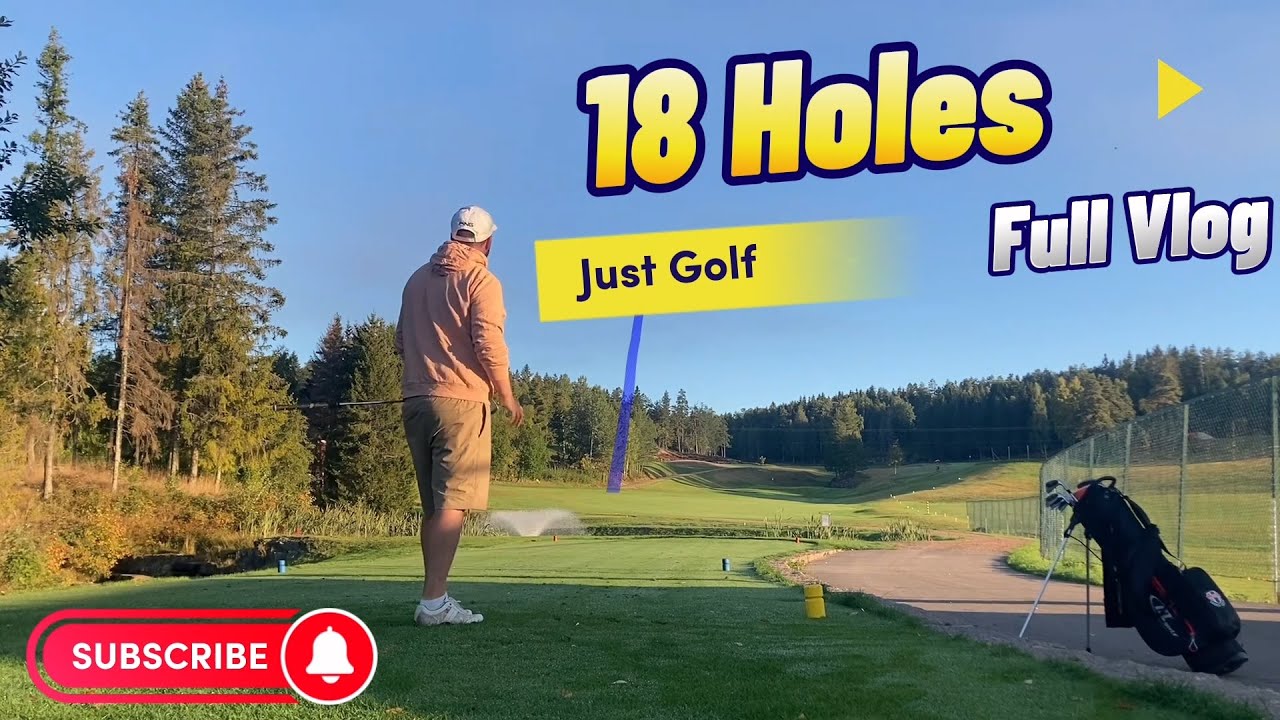 ONLY IRONS. How i play golf, can i BREAK 80. Kjekstad Golf. FULL18 HOLE VLOG #subscribe