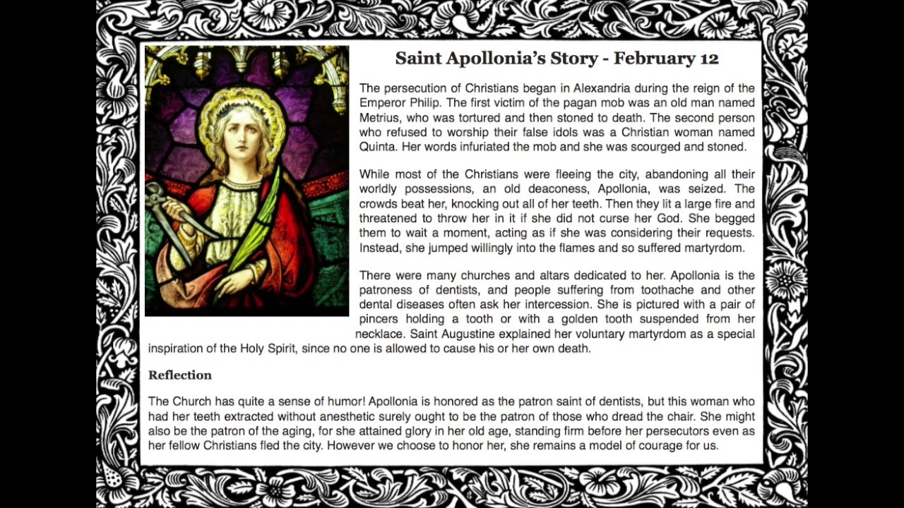 12 FEB - SAINT OF THE DAY - ENGLISH