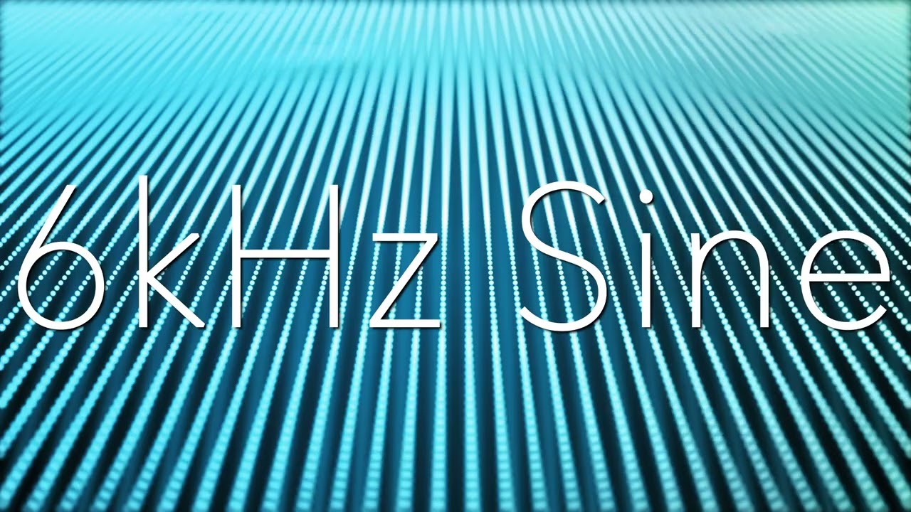 6kHz Sine Wave Pure Tone | Immersive 5.1 Surround Sound | Unmatched Audio Precision