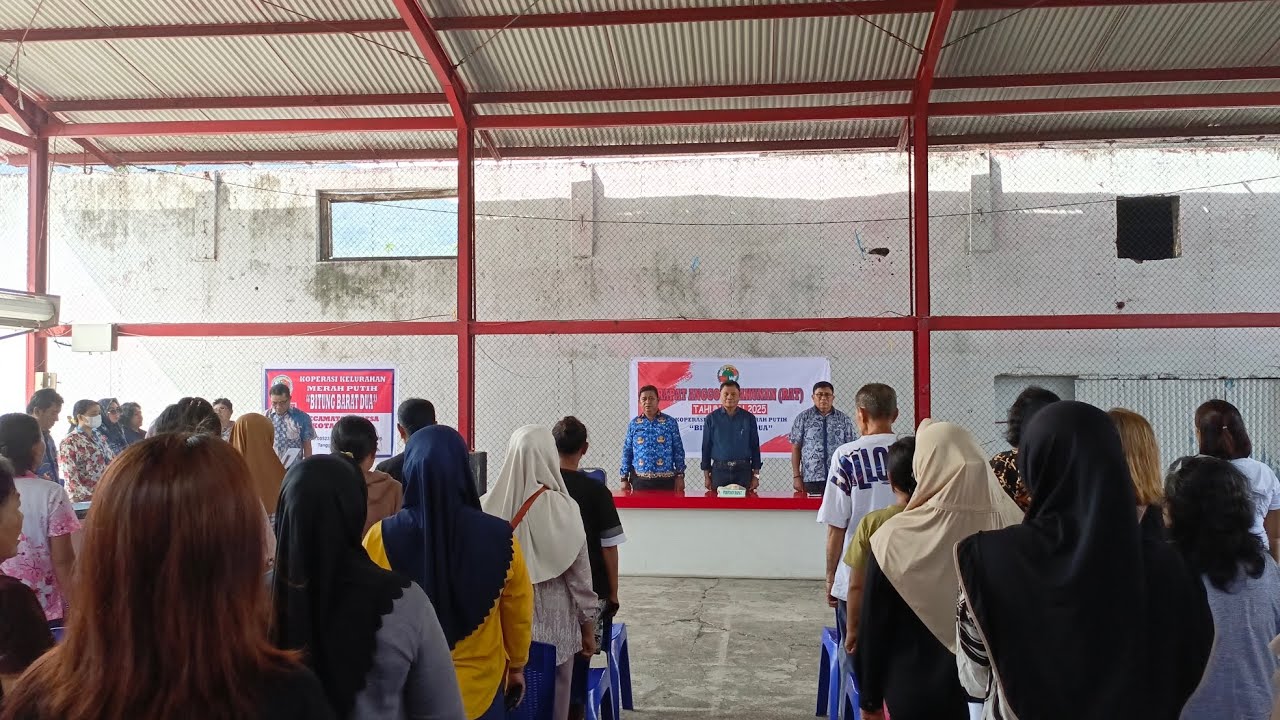 RAPAT ANGGOTA TAHUNAN KOPERASI MERAH PUTIH KELURAHAN BITUNG BARAT DUA