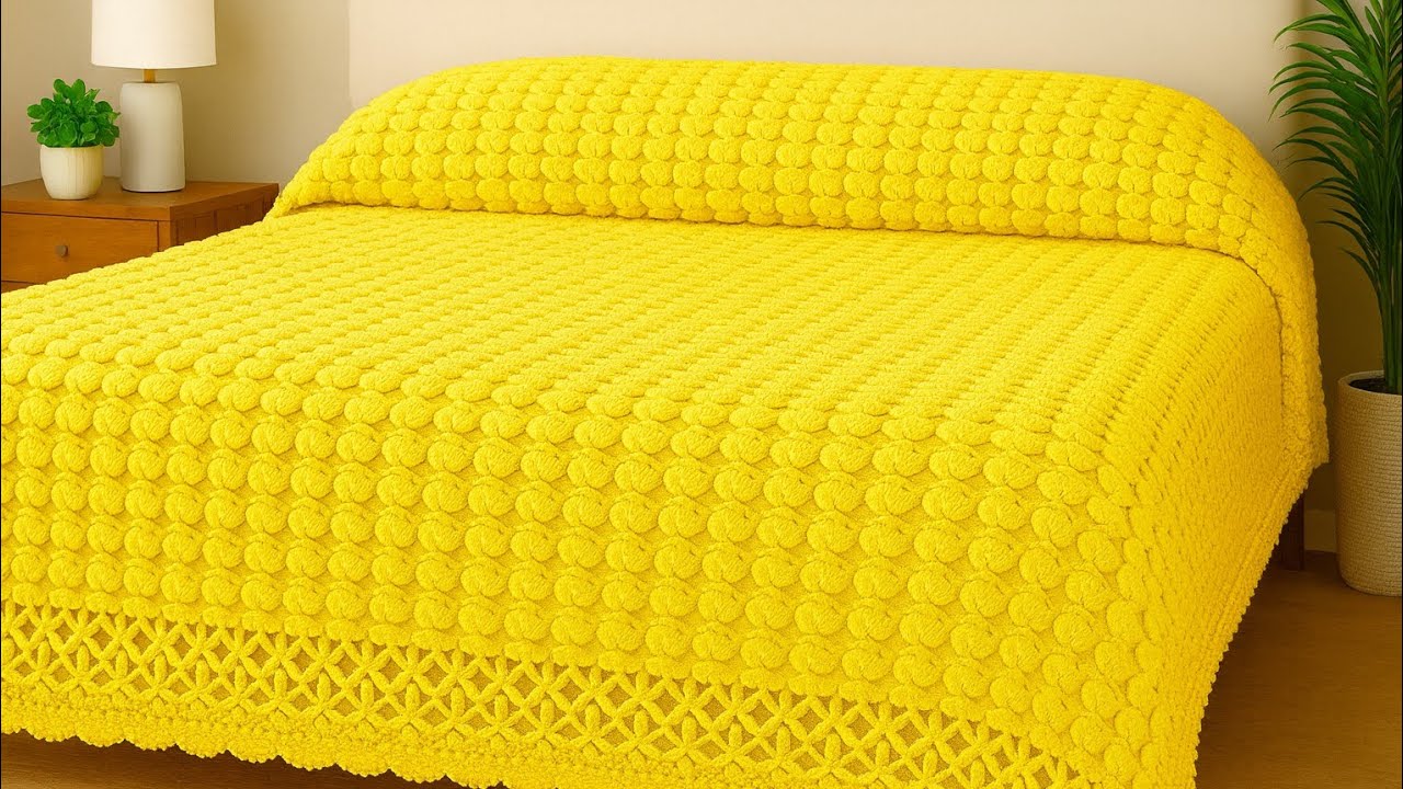 طريقة عمل بطانية كروشية تركي مميزة جدًا! موديل جديد 2026 | Beautiful Crochet Blanket Pattern